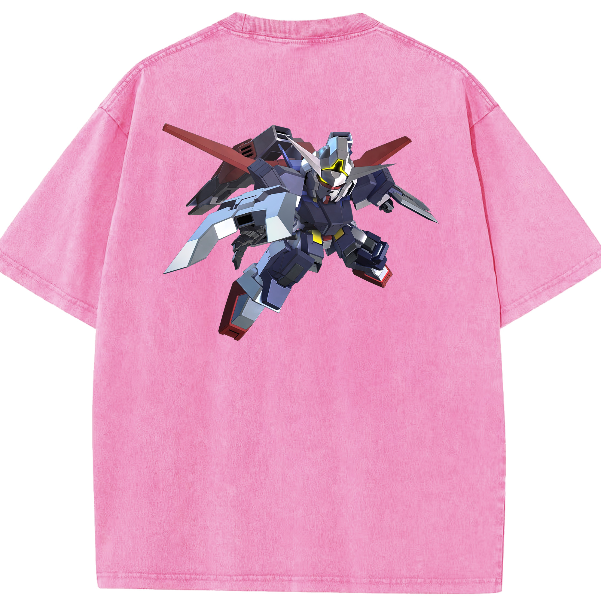 （画像用） 機動戦士ガンダム Mobile Suit Gundam 綿100% ヴィンテージ風 半袖Tシャツ（背面プリント）